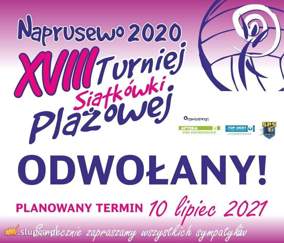 Turniej w Naprusewie odwołany