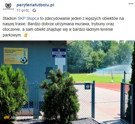 peryferiafutbolu.pl na słupeckim stadionie