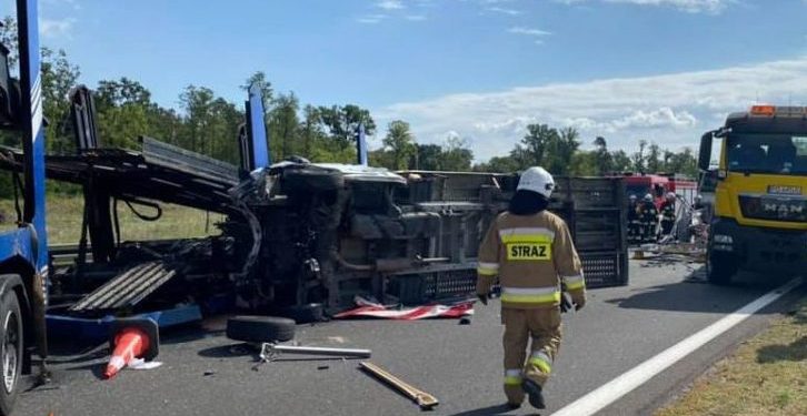 Autostrada A2 zablokowana. Poważne utrudnienia