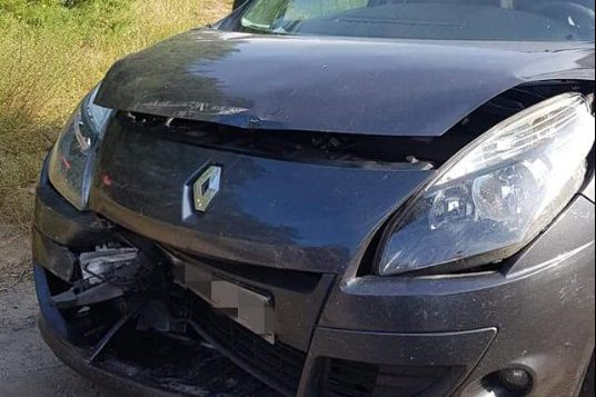 Kolizja na skrzyżowaniu