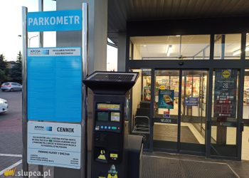 Przy Lidlu pojawił się parkometr