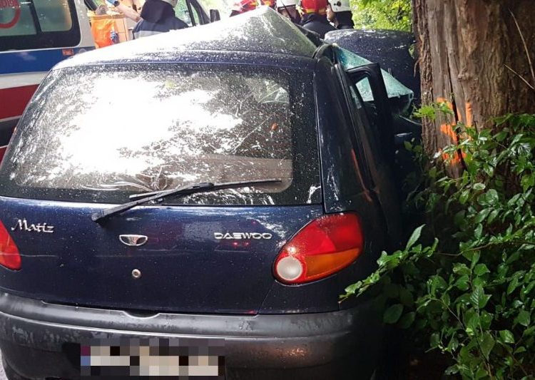 Kobieta zabrana do szpitala