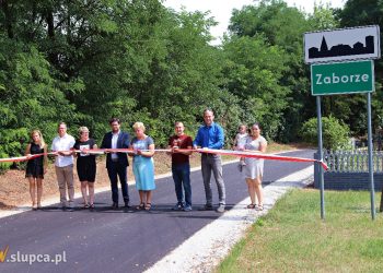 Oddanie drogi w Zaborzu, gm. Słupca
