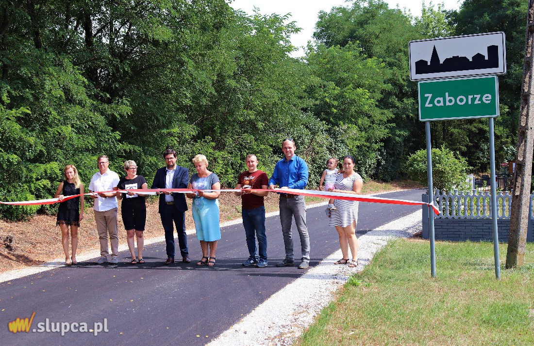 Oddanie drogi w Zaborzu, gm. Słupca