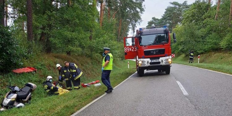 Po pijaku wpadł do rowu