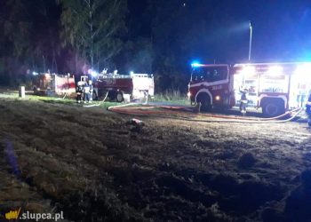 Palił się domek letniskowy