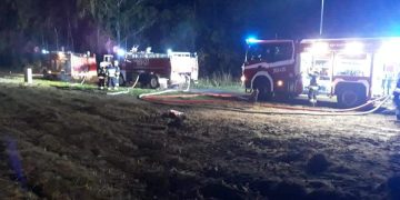 Palił się domek letniskowy