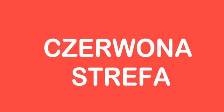Powiat słupecki w czerwonej strefie
