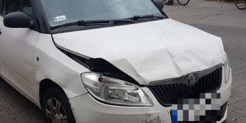 Strzałkowo: Zderzyły się dwie osobówki