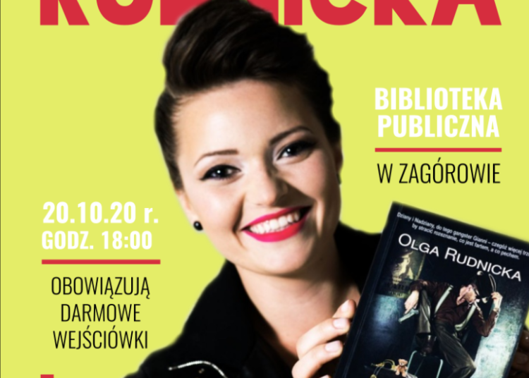 Olga Rudnicka gościem biblioteki