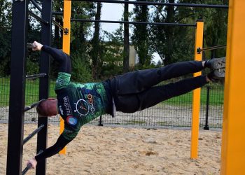 Park kalisteniczny w Strzałkowie już otwarty