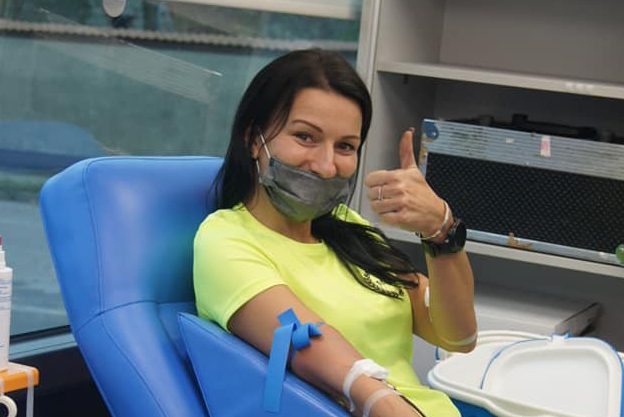 22 litry krwi  dla Adasia