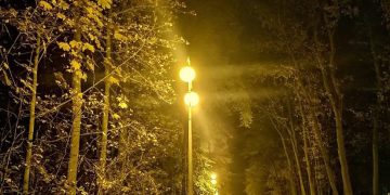 Gajowa już oświetlona