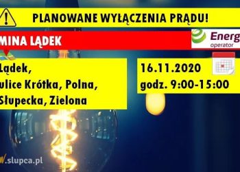 Wyłączenia prądu w Lądku