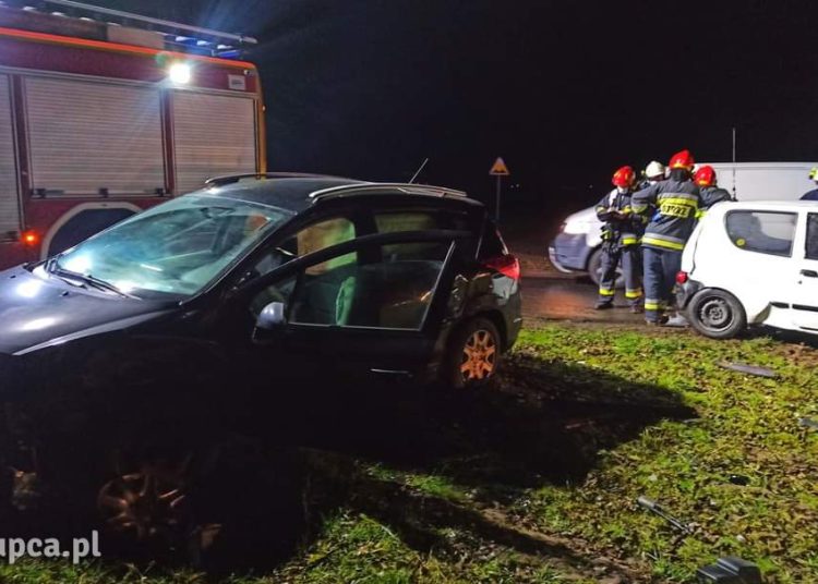 Czołowe zderzenie pod Strzałkowem