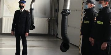 Pożegnał się ze strażackim mundurem