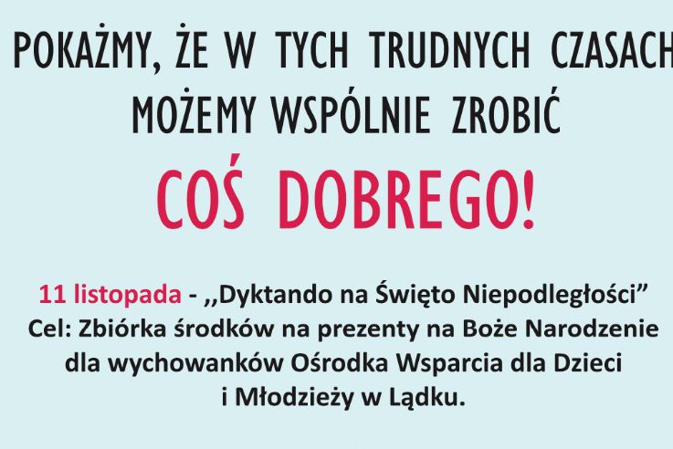 Dyktando, niepodległość i pomaganie w Ekonomiku