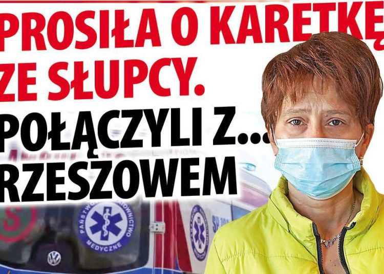 Prosiła o karetkę ze Słupcy, połączyli z… Rzeszowem