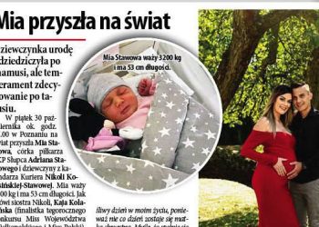 Mia przyszła na świat