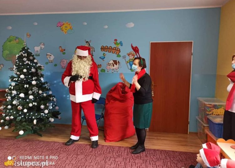 Mikołaj w przedszkolu w Kotuni