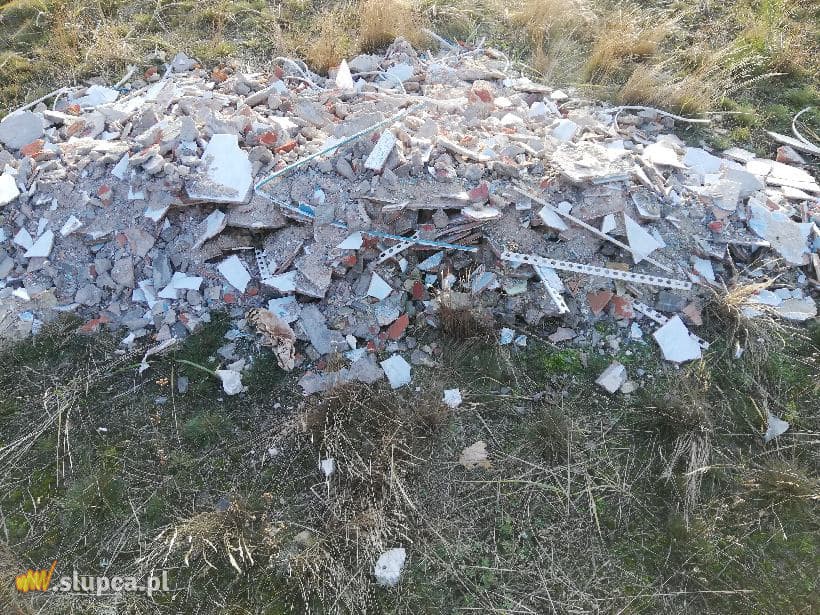 Tony śmieci na łąkach koło Lądku