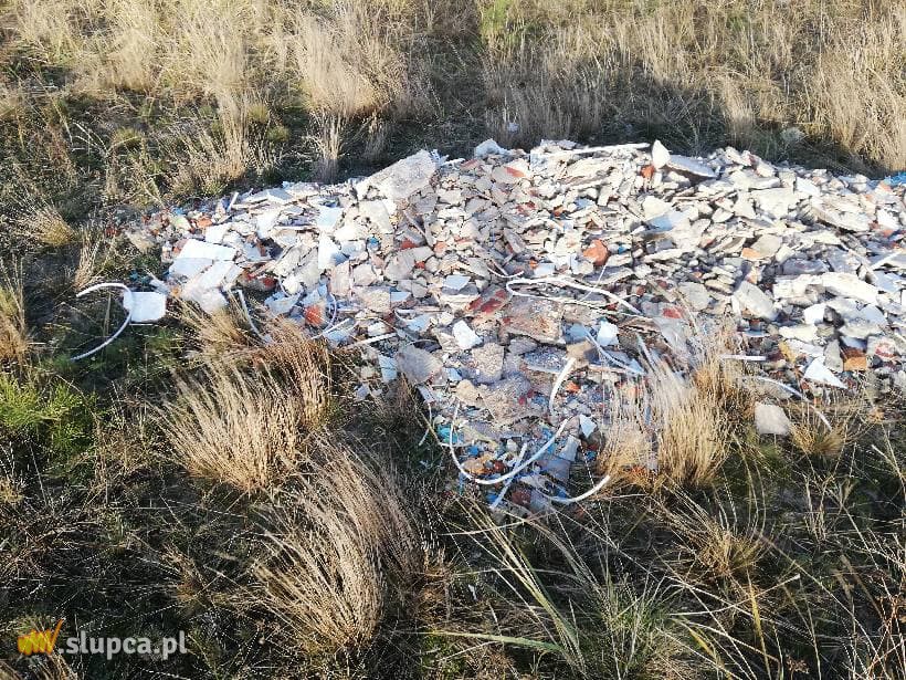 Tony śmieci na łąkach koło Lądku