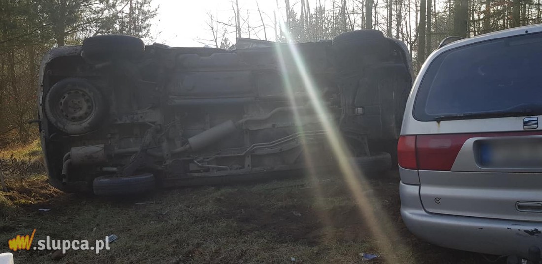 Groźnie na drodze powiatowej ZDJĘCIA