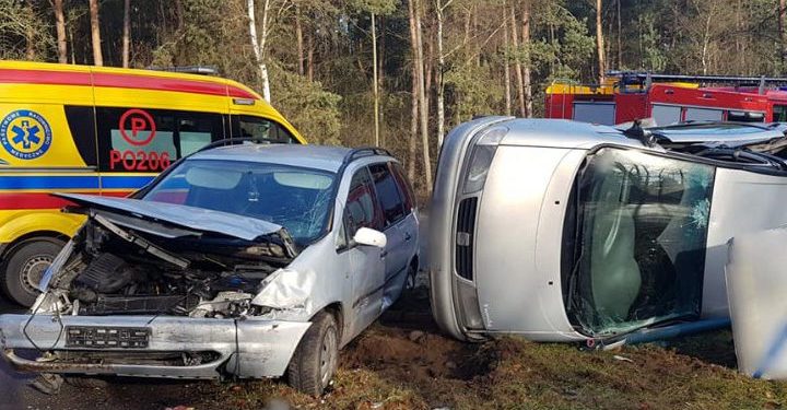 Groźnie na drodze powiatowej ZDJĘCIA