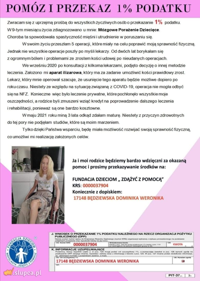 Twój 1 procent ma znaczenie. Sprawdź, komu możesz pomóc