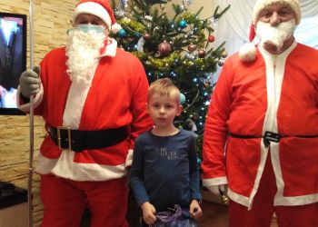 Mikołaje zawitali do dzieci