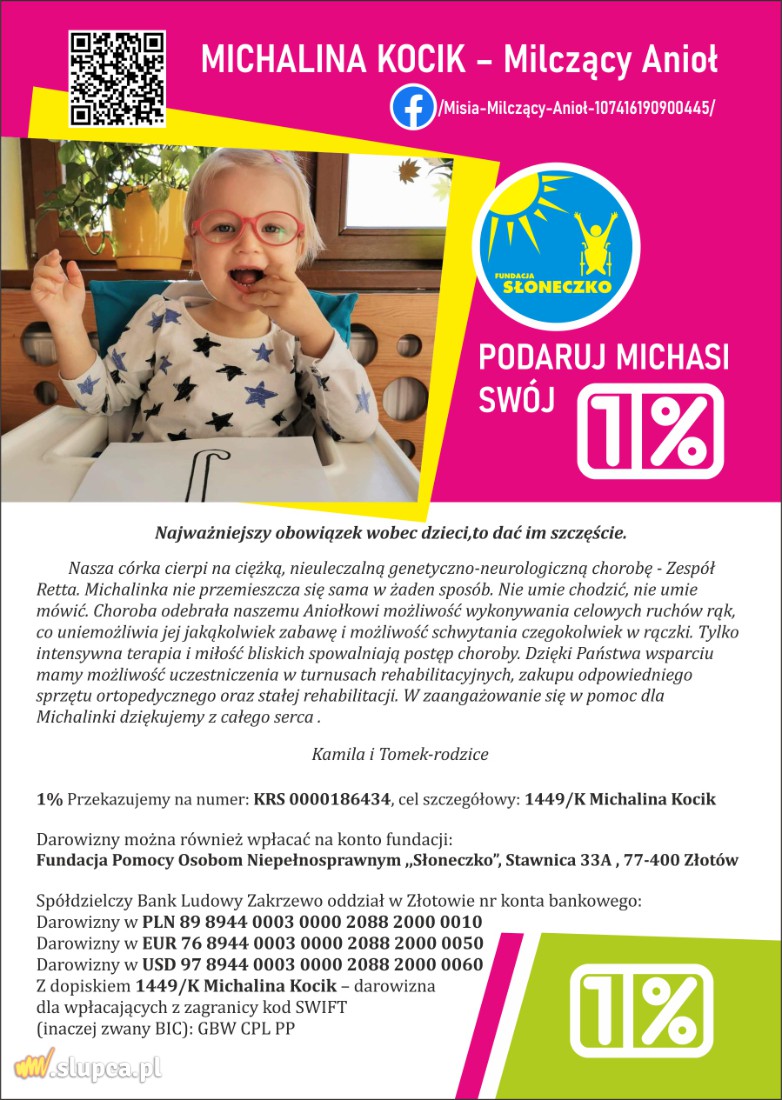 Twój 1 procent ma znaczenie. Sprawdź, komu możesz pomóc