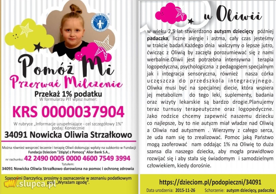 Twój 1 procent ma znaczenie. Sprawdź, komu możesz pomóc