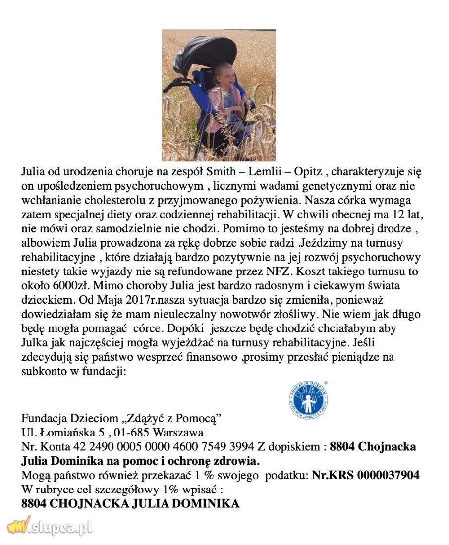 Twój 1 procent ma znaczenie. Sprawdź, komu możesz pomóc