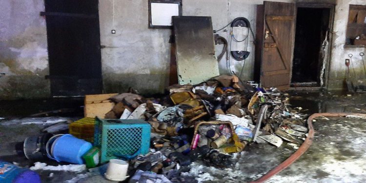 W kotłowni wybuchł pożar