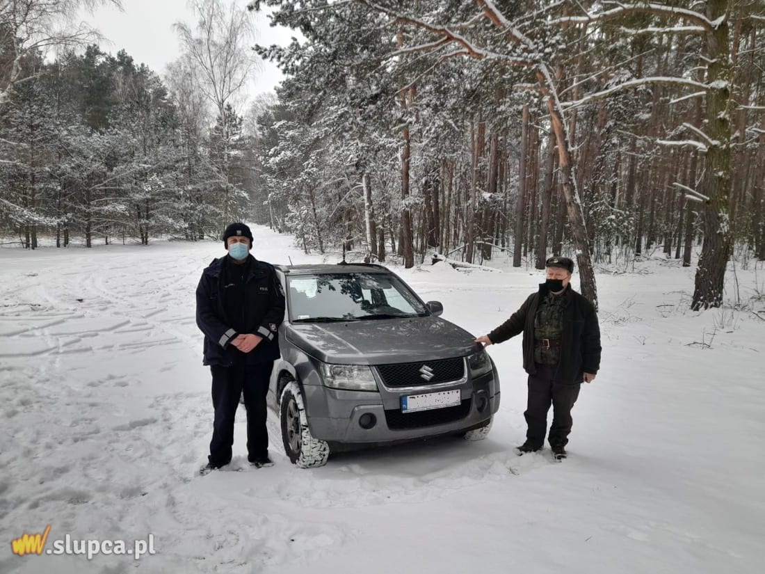 Policjanci prowadzili działania ze Strażą Leśną