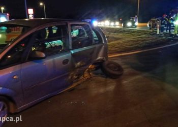 Wólka: Wypadek na krzyżówce
