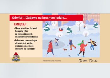 Strażacy apelują: Nie wchodźcie na lód!