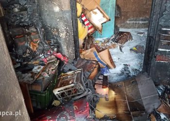 Paliło się w kotłowni w Sierakowie