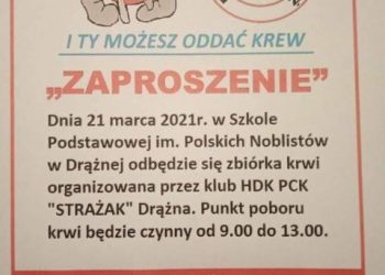 Radny Kujawa zachęca do oddawania krwi