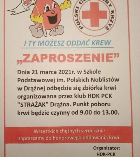 Radny Kujawa zachęca do oddawania krwi
