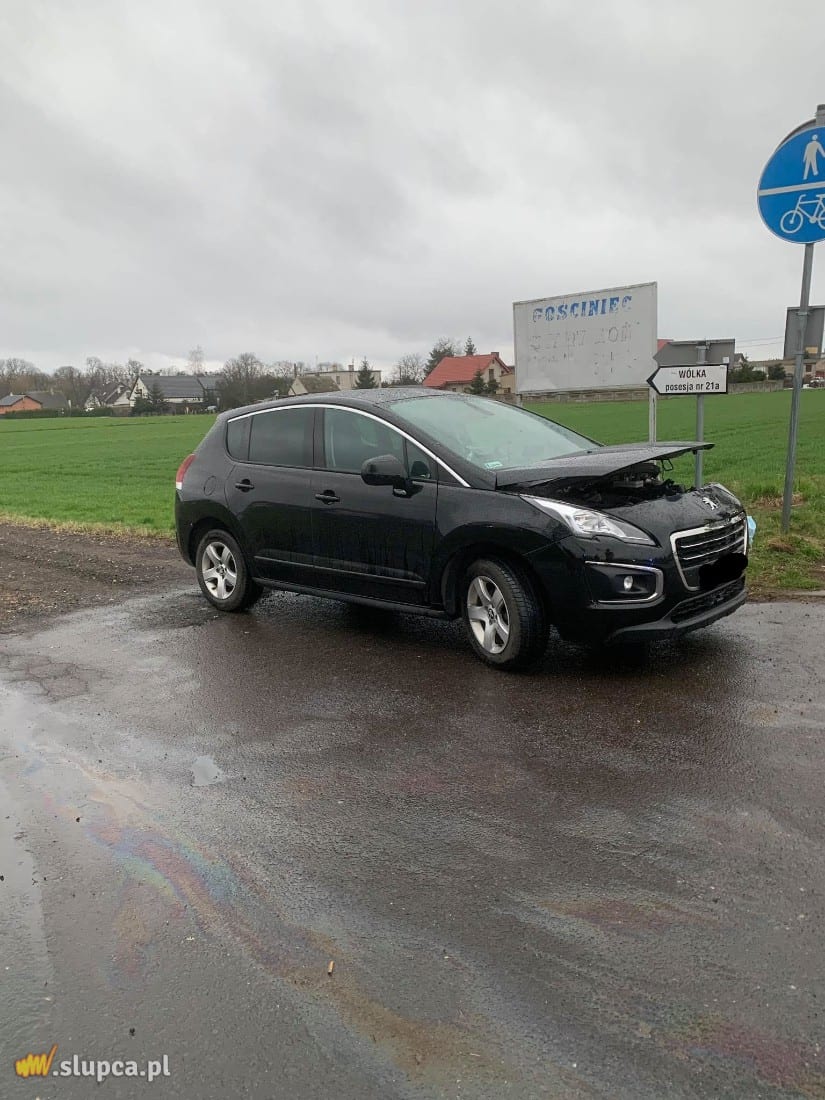 Wypadek w Wólce. Droga była zablokowana