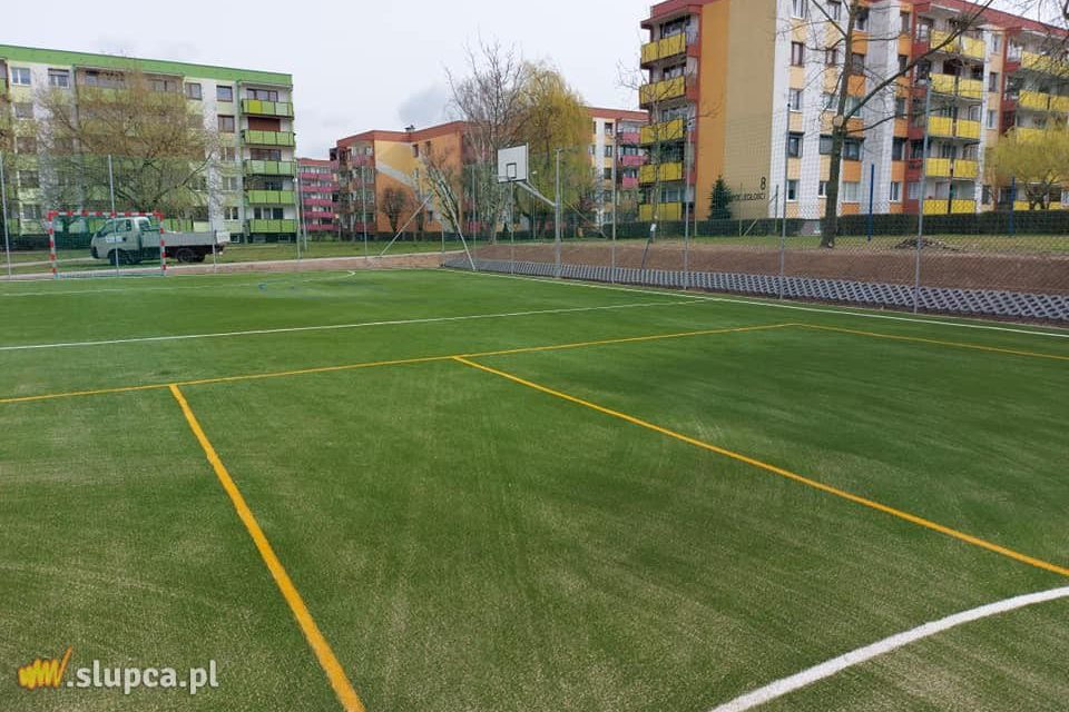 Boisko przy blokach już gotowe