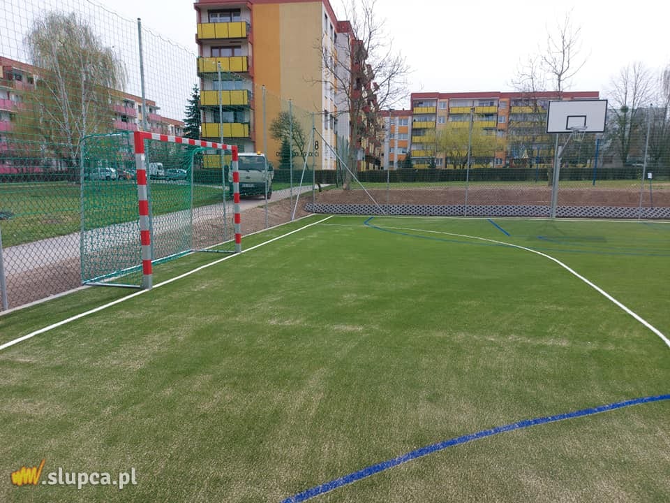 Boisko przy blokach już gotowe