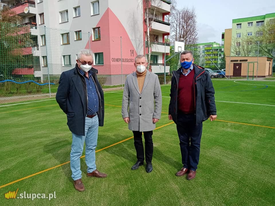 Boisko przy blokach już gotowe