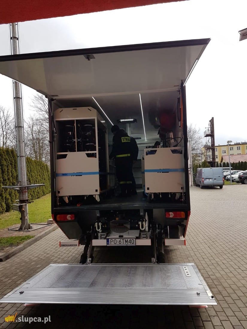 Nietypowe auto trafiło do słupeckich strażaków