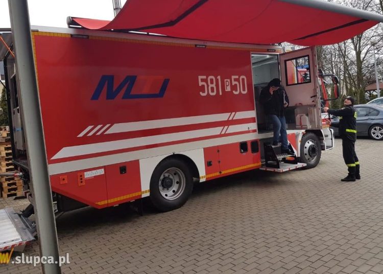 Nietypowe auto trafiło do słupeckich strażaków