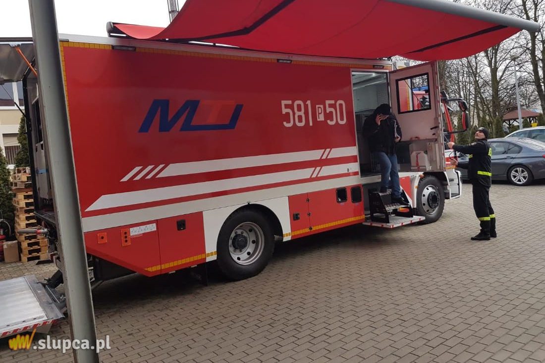 Nietypowe auto trafiło do słupeckich strażaków