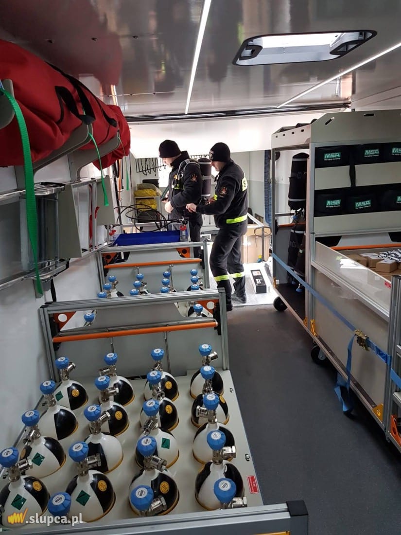 Nietypowe auto trafiło do słupeckich strażaków