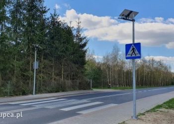 Zamontowano oświetlenie przy przejściu dla pieszych na ulicy Zachodniej