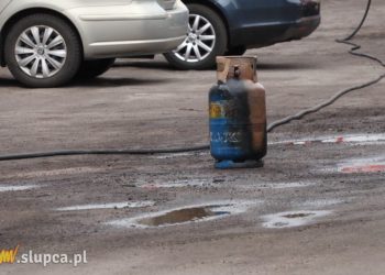 Chwile grozy w Mieczownicy. Zapaliła się butla ZDJĘCIA